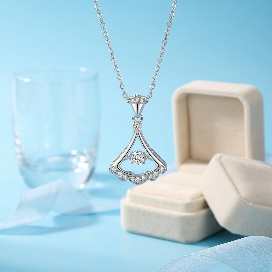 Line Jewelry 靈動吊墜項鍊 Shimmer Pendant Necklace