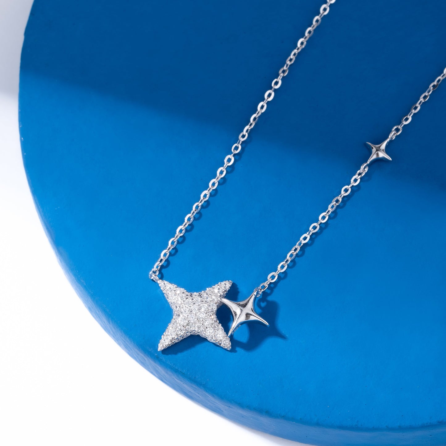 Line Jewelry 閃耀形狀吊墜項鍊 Sparkle Zircon Pendant Necklace