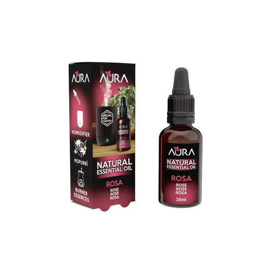 Aura Rose Water-soluble Essential Oils 水溶性玫瑰精油 25ml (For diffuser or humidifier 霧化機或香薰機專用) 西班牙直送 AURA