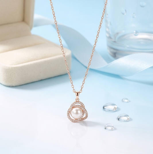 Line Jewelry 天然淡水珍珠項鍊 Natural Freshwater Pearl Pendant Necklace