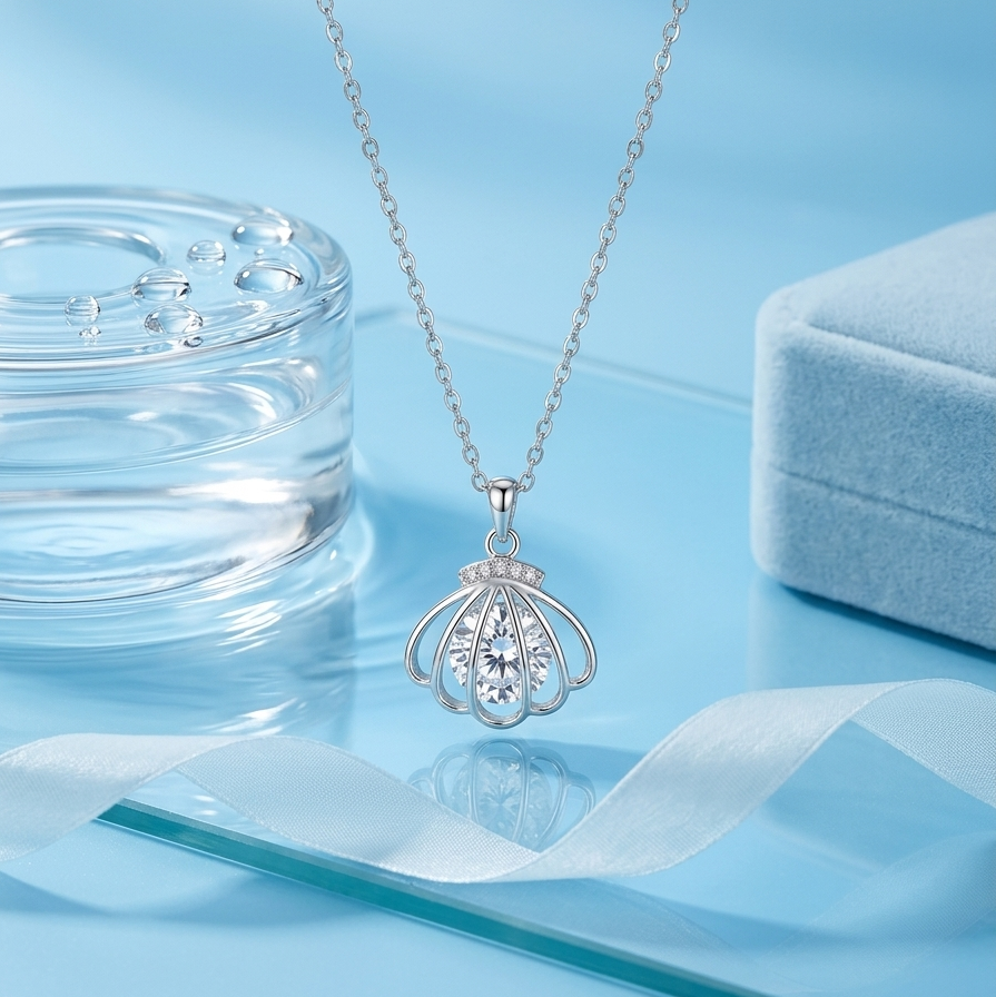 Line Jewelry 貝款吊墜項鍊 Shell Pendant Necklace