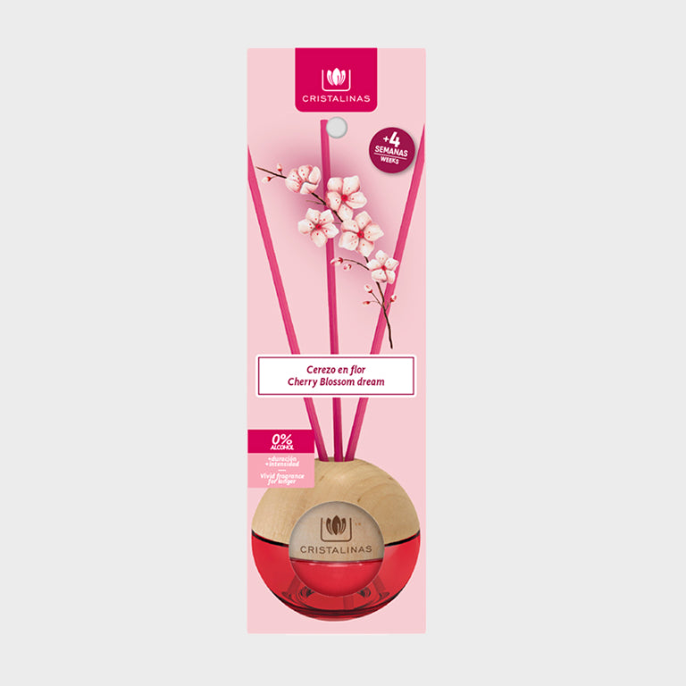西班牙直送 | Cristalinas Sphere - Reed Diffuser 20ml - Cherry Blossom Cristalinas