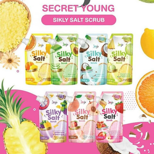 Joji Secret Young 絲滑磨砂鹽 Silky Salt Scrub 350g (蜜桃配方 Glutathione & Peach) Joji